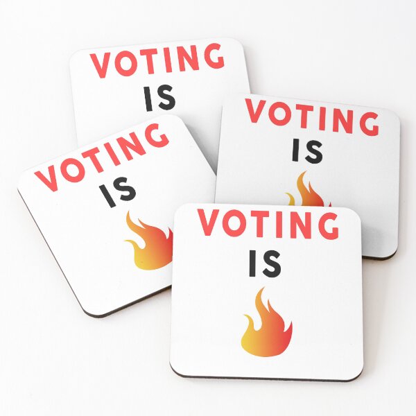 Item preview, Voting Is Hot  designed and sold by Mokhe.
