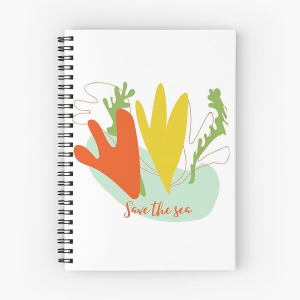 Item preview, Save the sea quoate with red and yellow corals,say no to pollution. designed and sold by Bunker Lab.