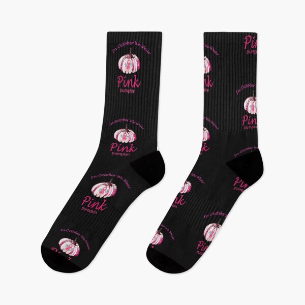 Item preview, In October We Wear Pink Pumpkin Breast Cancer Halloween  designed and sold by HananDesign13.