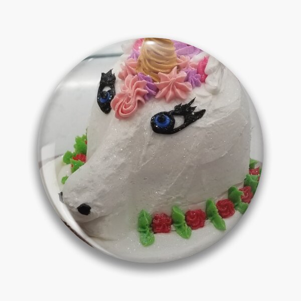 Item preview, Unicorn Shaped Cake With Peanut Butter Cup Hooves designed and sold by gailmariekern.