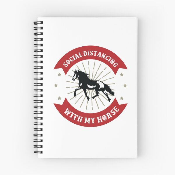 Item preview, Social Distancing With My Horse Riding Stall Ranch designed and sold by Two Left Hands Design.