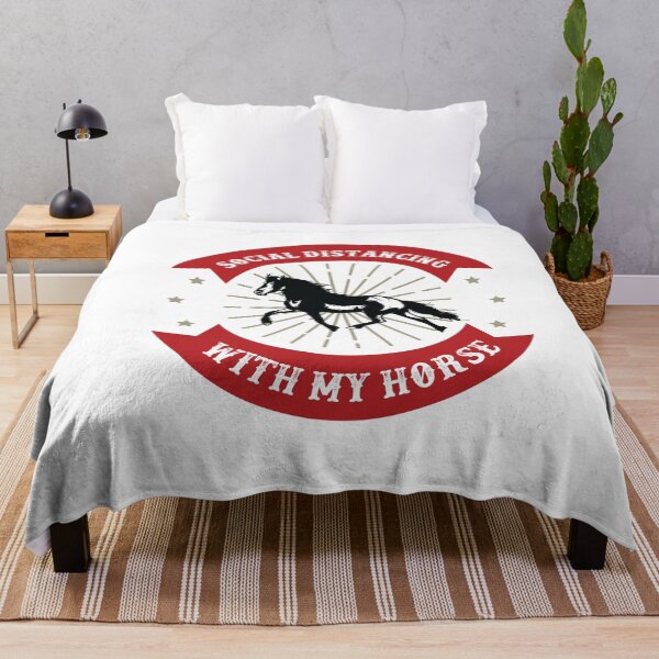 Item preview, Social Distancing With My Horse Riding Stall Ranch designed and sold by Two Left Hands Design.