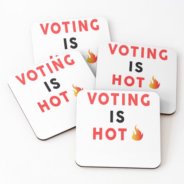 Item preview, Voting Is Hot  designed and sold by Mokhe.