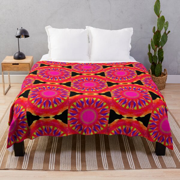 Item preview, Bright, colourful and funky Mandala original artwork designed and sold by Little-Pink-Fox.