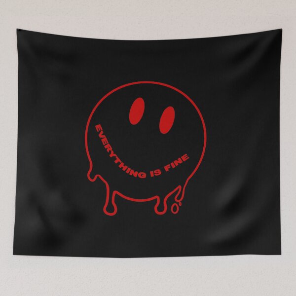 Item preview, Everything is fine Smile designed and sold by -abigaeljean-.