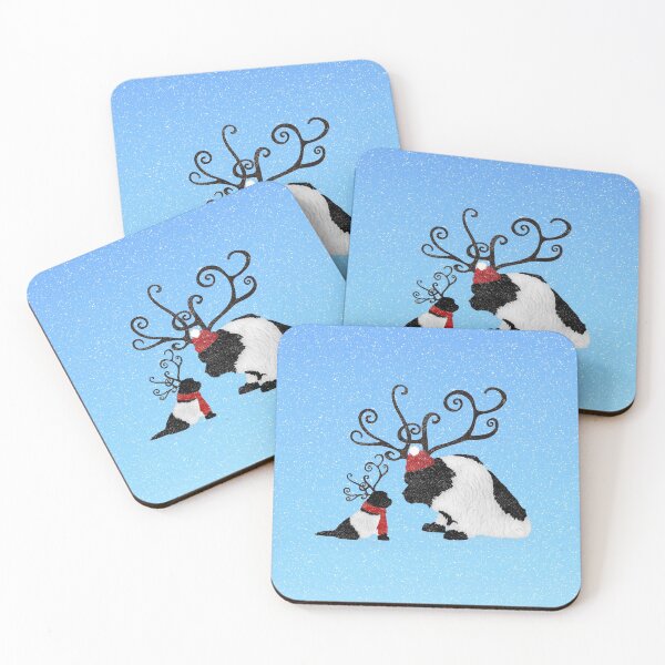 Item preview, Landseer Newfoundland Reindeer  designed and sold by Christine Mullis.