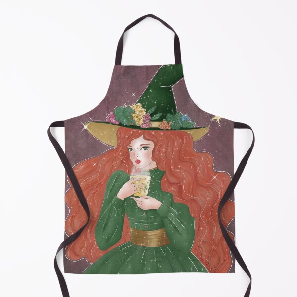 Item preview, Cute Redhead Witch girl designed and sold by ombradellaluna.