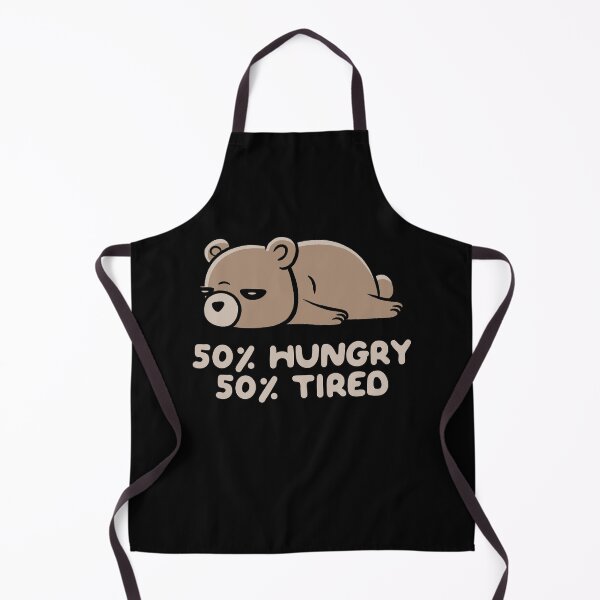 Item preview, 50% Hungry 50% Tired Funny Lazy Bear designed and sold by EduEly.