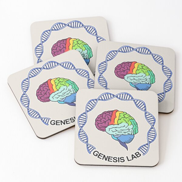 Artikelvorschau, GENESIS Labs (Farbige Hirnregionen) entworfen und verkauft von FlicksArt.
