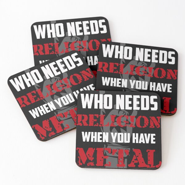 Item preview, Who needs religion when you have Metal designed and sold by ShirtheadDesign.