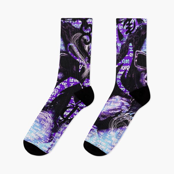 Item preview, I am Love Urban Pop Art Purple designed and sold by CodyNorris.