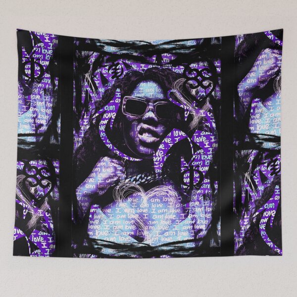 Item preview, I am Love Urban Pop Art Purple designed and sold by CodyNorris.