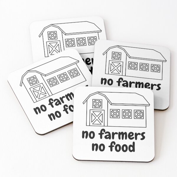 Item preview, no farmers no food designed and sold by martybianchi.
