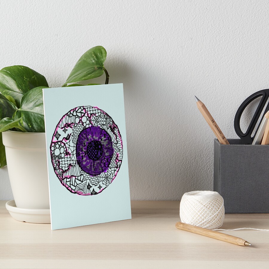 Item preview, Art Board Print designed and sold by BisonDraw.