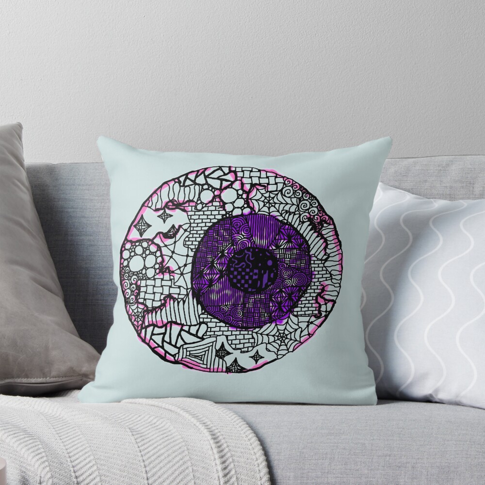 Item preview, Throw Pillow designed and sold by BisonDraw.