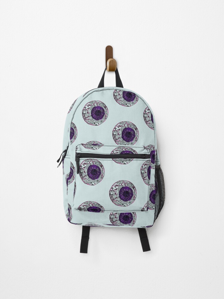 Thumbnail 1 of 3, Backpack, Eyeball designed and sold by BisonDraw.