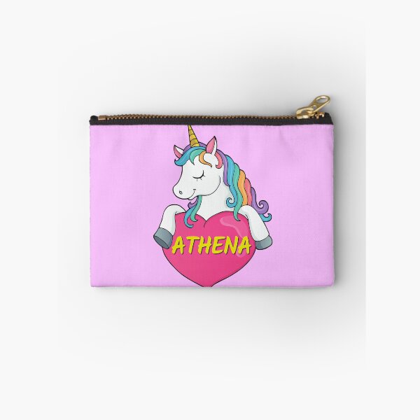 Item preview, Athena Personalized Cute Unicorn Heart designed and sold by Suphiss.
