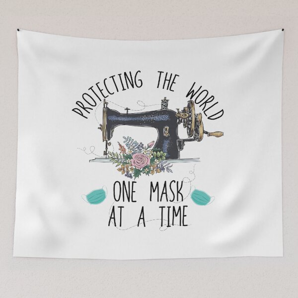 Item preview, Sew One Mask At A Time, Wear It Individually designed and sold by Two Left Hands Design.