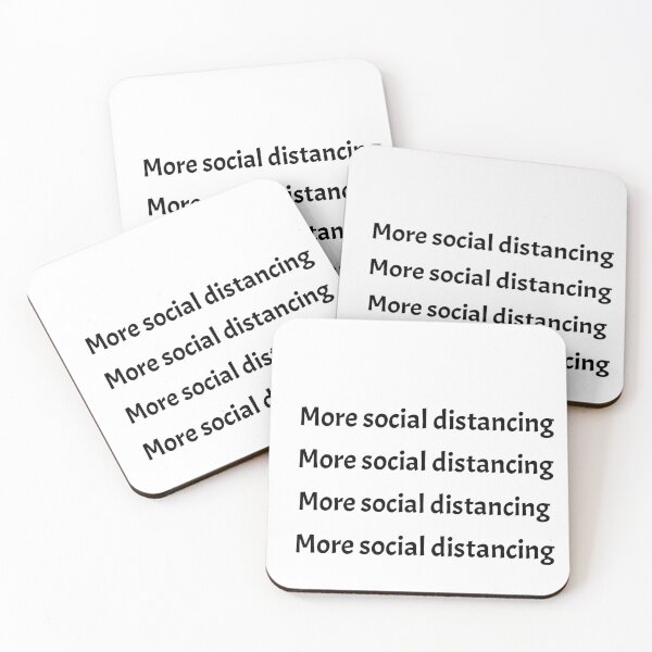 Item preview, More social distancing designed and sold by Beeffervescent.