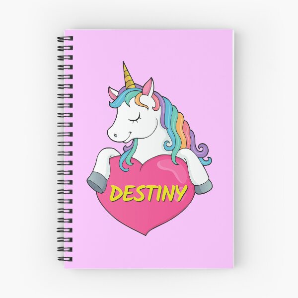 Item preview, Destiny Personalized Cute Unicorn Heart designed and sold by Suphiss.