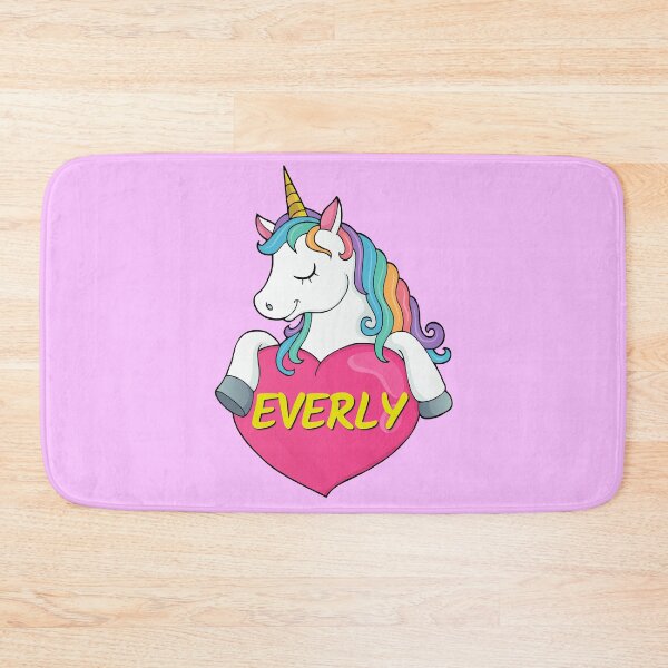 Item preview, Everly Personalized Cute Unicorn Heart designed and sold by Suphiss.