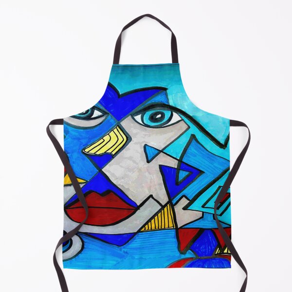 Item preview, Abstract Blue Face designed and sold by Sarah Curtiss.