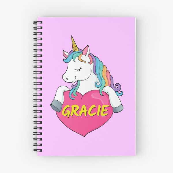 Item preview, Gracie Personalized Cute Unicorn Heart designed and sold by Suphiss.