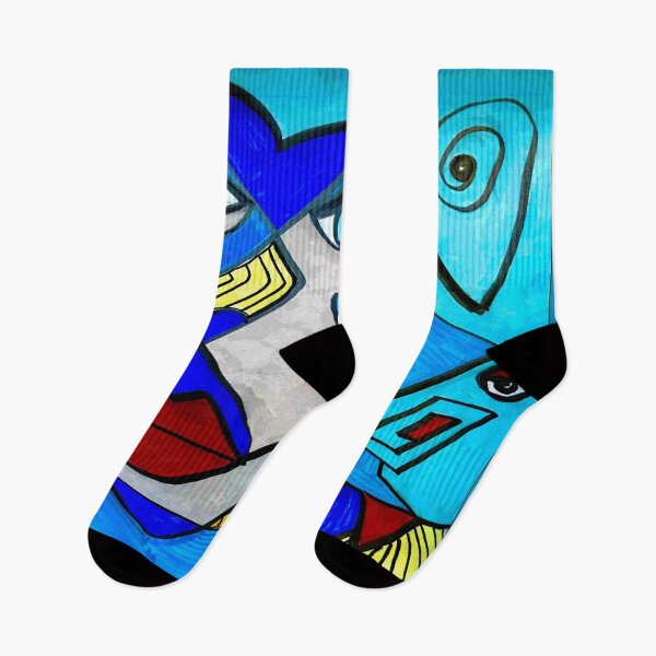 Item preview, Abstract Blue Face designed and sold by Sarah Curtiss.