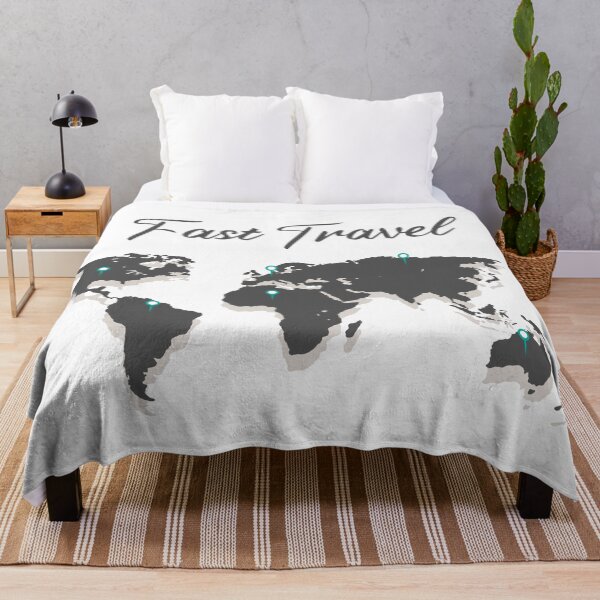 Item preview, MAP OF THE WORLD, FAST TRAVEL designed and sold by TheFirstOne.