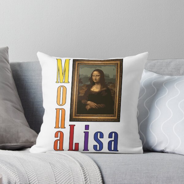 Item preview, monalisa who painted it illustration  designed and sold by Drago Art.