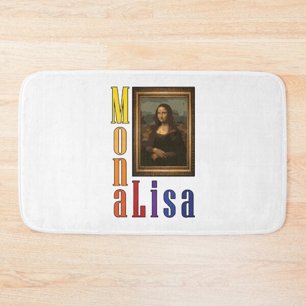 Item preview, monalisa who painted it illustration  designed and sold by Drago Art.
