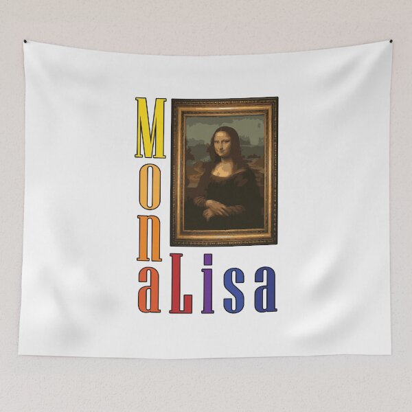Artikelvorschau, Monalisa, die es gemalt hat, Illustration entworfen und verkauft von Drago Art.