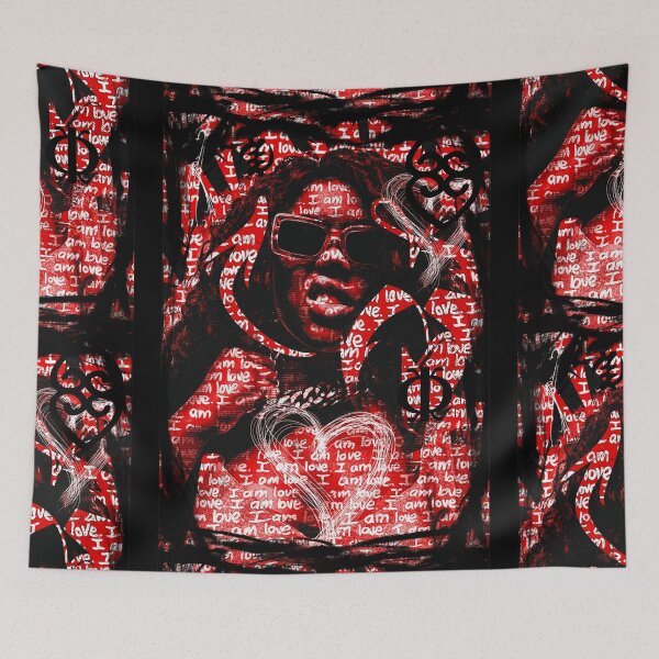 Item preview,  I am Love Urban Pop Art Red  designed and sold by CodyNorris.