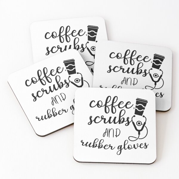 Item preview, Coffee Young Doctors And Rubber Gloves Hospital designed and sold by Two Left Hands Design.