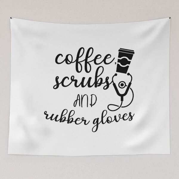 Item preview, Coffee Young Doctors And Rubber Gloves Hospital designed and sold by Two Left Hands Design.