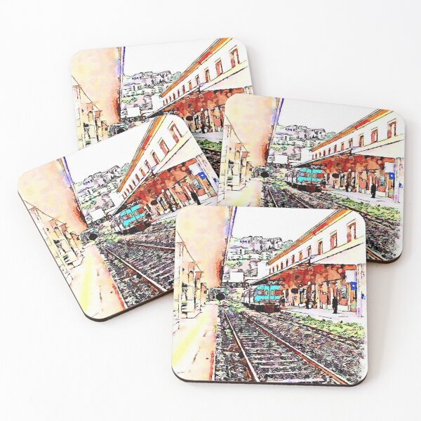 Item preview, Train in the railway station of Catanzaro designed and sold by Giuseppe Cocco.