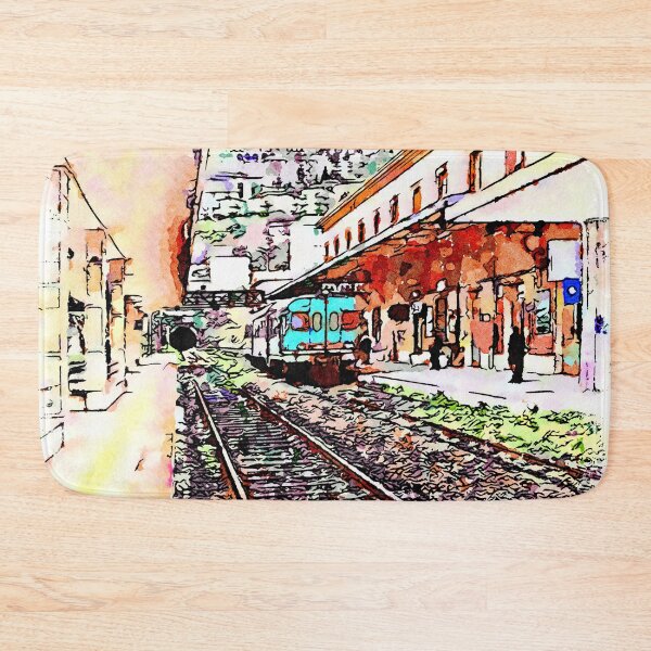 Item preview, Train in the railway station of Catanzaro designed and sold by Giuseppe Cocco.