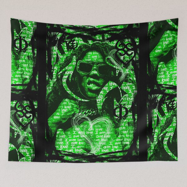 Item preview,  I am Love Urban Pop Art Green  designed and sold by CodyNorris.
