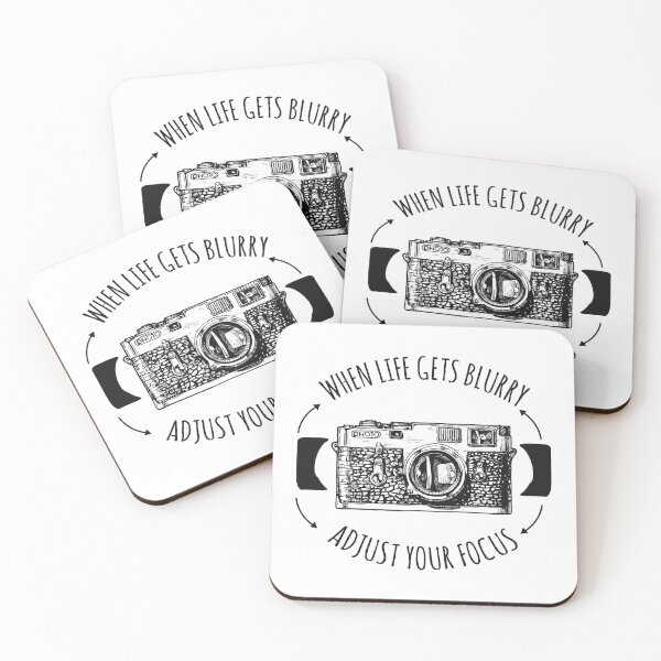 Item preview, When Life Gets Blurry Photographer Focus Camera designed and sold by Two Left Hands Design.
