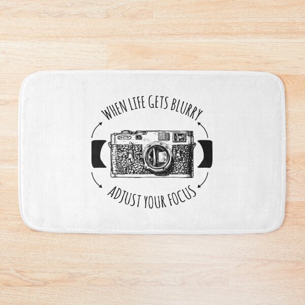 Item preview, When Life Gets Blurry Photographer Focus Camera designed and sold by Two Left Hands Design.