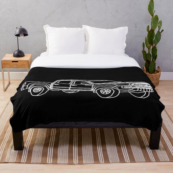Item preview, White Toyota Tacoma Wireframe Outline designed and sold by kylemacmac.