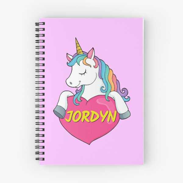 Item preview, Jordyn Personalized Cute Unicorn Heart designed and sold by Suphiss.
