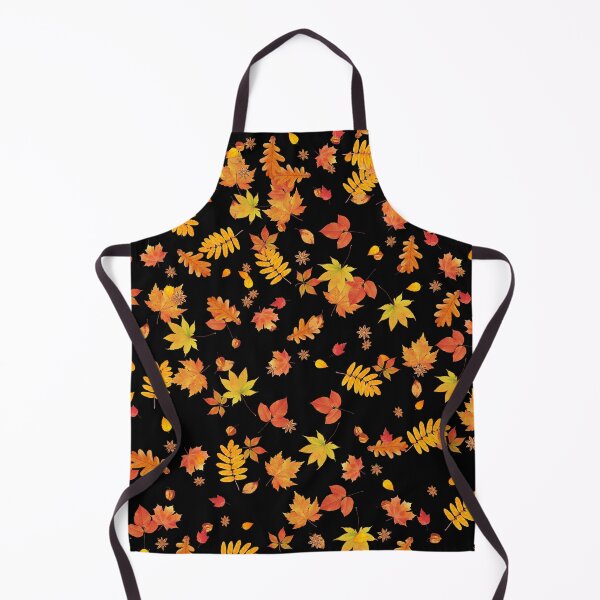 Item preview, Autumn Leaves (Black) designed and sold by WildNClassyFun.