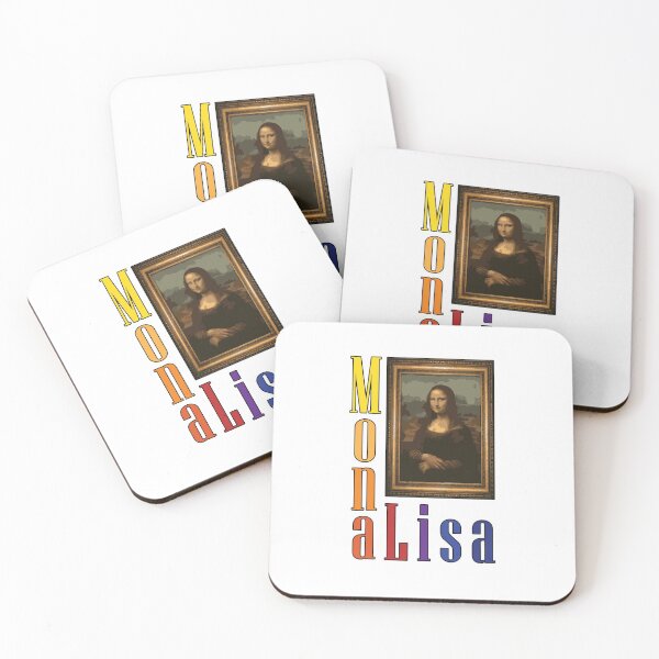 Item preview, monalisa who painted it illustration  designed and sold by Drago Art.