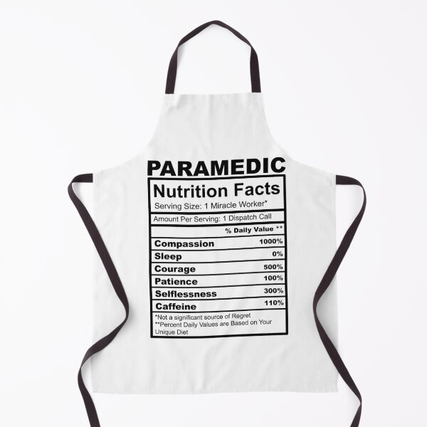 Item preview, FUNNY PARAMEDIC NUTRITION FACT designed and sold by Citronelladesig.