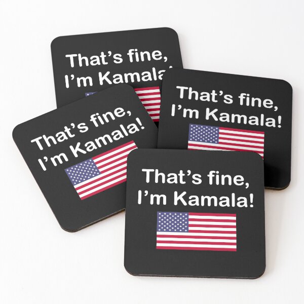 Item preview, THAT’S FINE, I’M KAMALA! Harris quote designed and sold by PG Illustration.