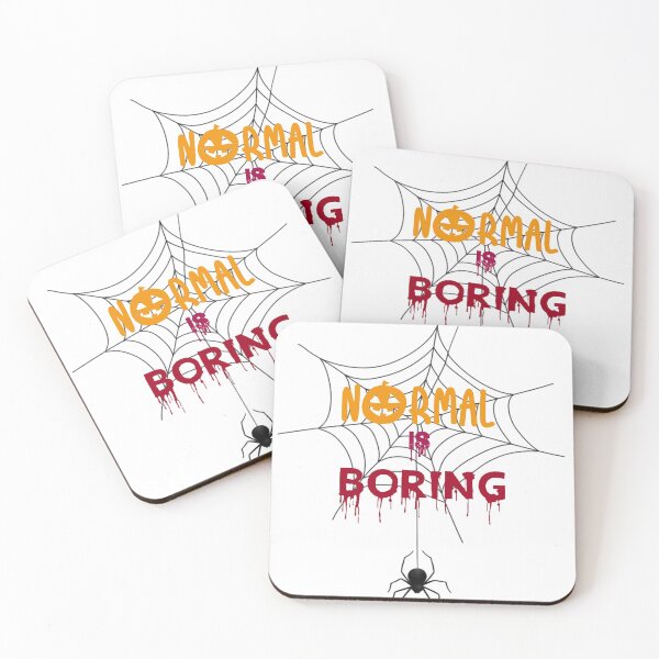 Item preview, normal is boring t-shert designed and sold by Yassirkhali.