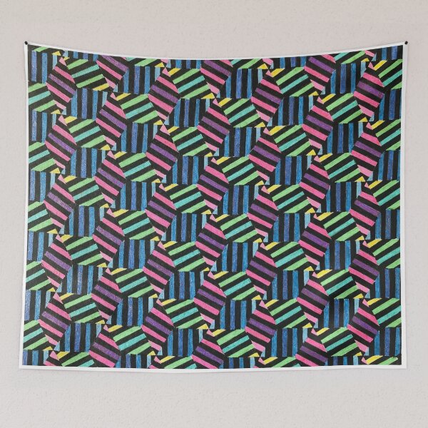 Artikelvorschau, Opart Regenbogen Würfel entworfen und verkauft von ApArtPaintings.