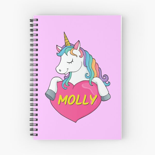 Item preview, Molly Personalized Cute Unicorn Heart designed and sold by Suphiss.