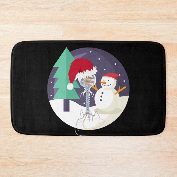 Item preview, MEDICAL LABORATORY SCIENTIST CHRISTMAS PHAGE AND SNOWMAN FUNNY BACTERIOPHAGES  designed and sold by Hippiesole.